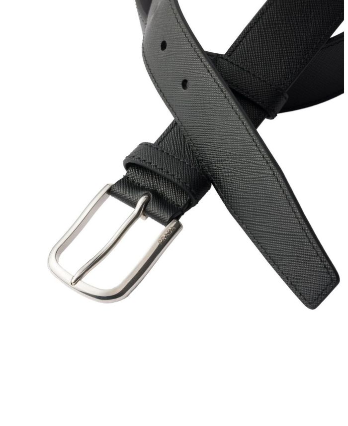 Saffiano Leather Belt