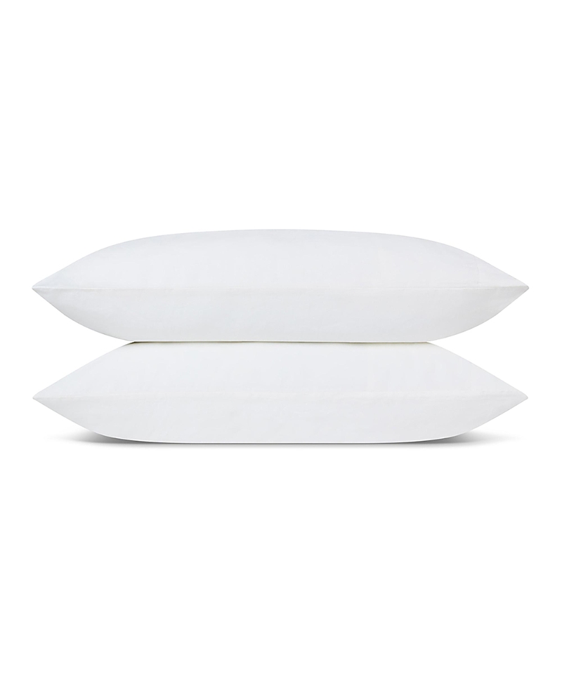 Piglet In Bed Washed Cotton Percale Pillowcase Pair, King In White