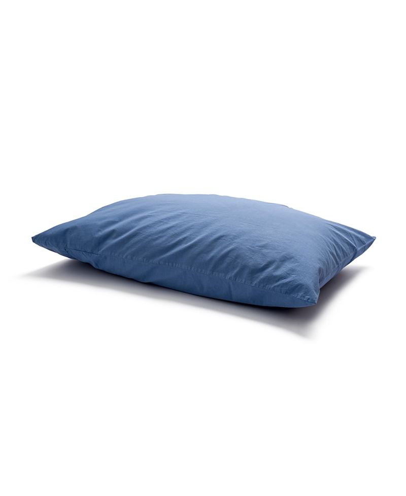 Piglet In Bed Washed Cotton Percale Pillowcase Pair, King In Blue