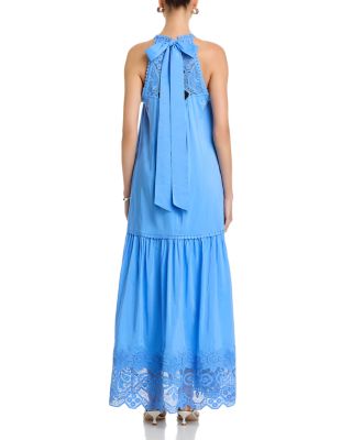 Teri Lace Trim Maxi Dress
