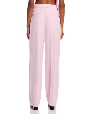 WARDROBE.NYC Double Breasted Blazer, Backless Halter Top & Low Rise Trousers