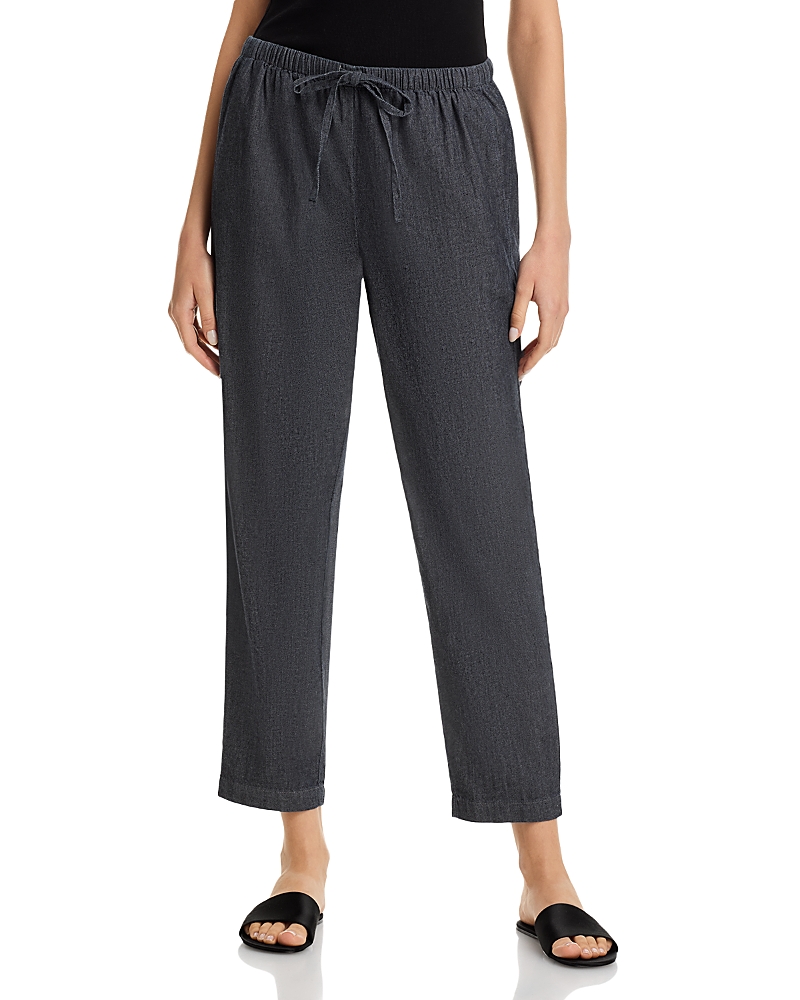 Eileen Fisher Drawstring Tapered Ankle Pants