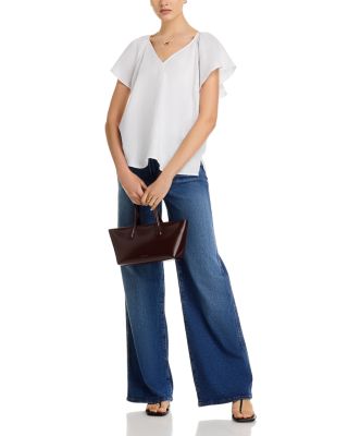 Tommy Bahama Coastalina V Neck Flutter Sleeved Linen Top  