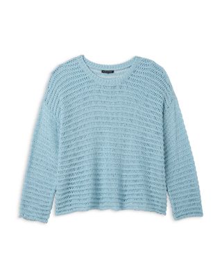 Crewneck Cord Yarn Pullover Sweater