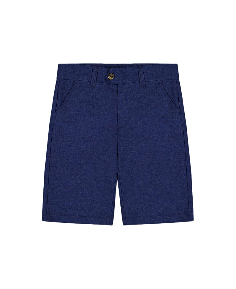 Deux Par Deux Boys' Slant Pocket Bermuda Shorts - Little Kid