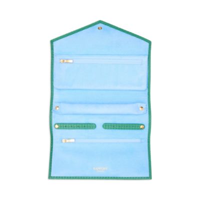 Charlotte Leather Jewelry Roll