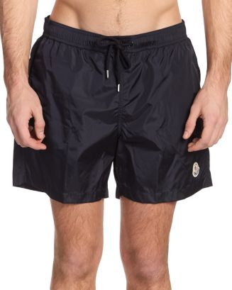 Moncler Logo Patch Swim Shorts | Bloomingdale's Men