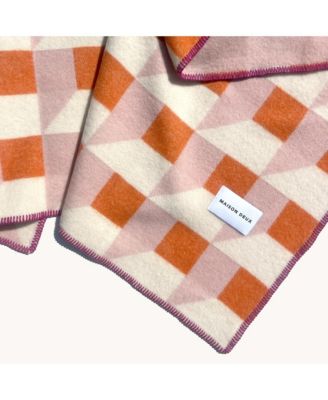 Cubics Blanket, 4.25' x 6.5'