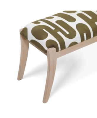 Arielle Embroidered Bench