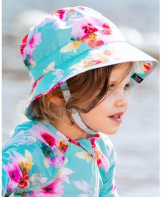  Girls' Printed Beach Sun Hat - Little Kid
