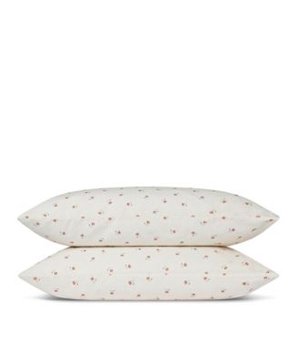 Piglet in Bed - Posy Bud Linen Blend Pillowcase Pair, Queen