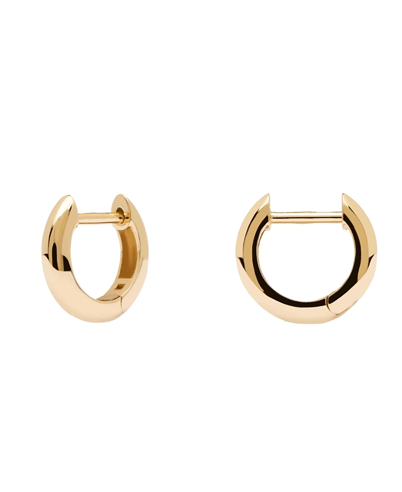 Pdpaola Gold Bold Mini Hoops