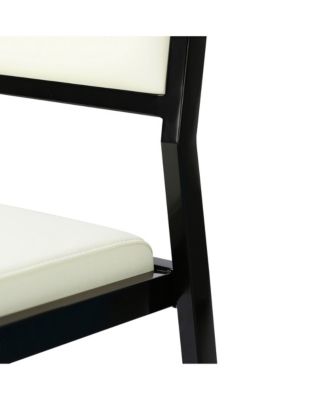 Gale Performance Faux Leather Stackable Stool, Set of 2