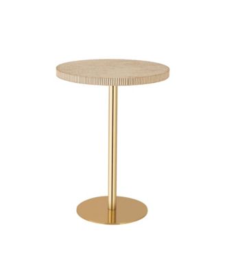  Fiona Gold Stone Side Table