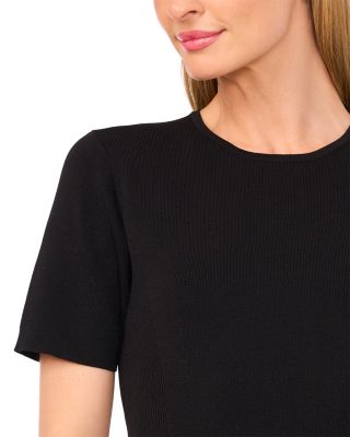 Short Sleeve Round Neck Mini Flare Dress