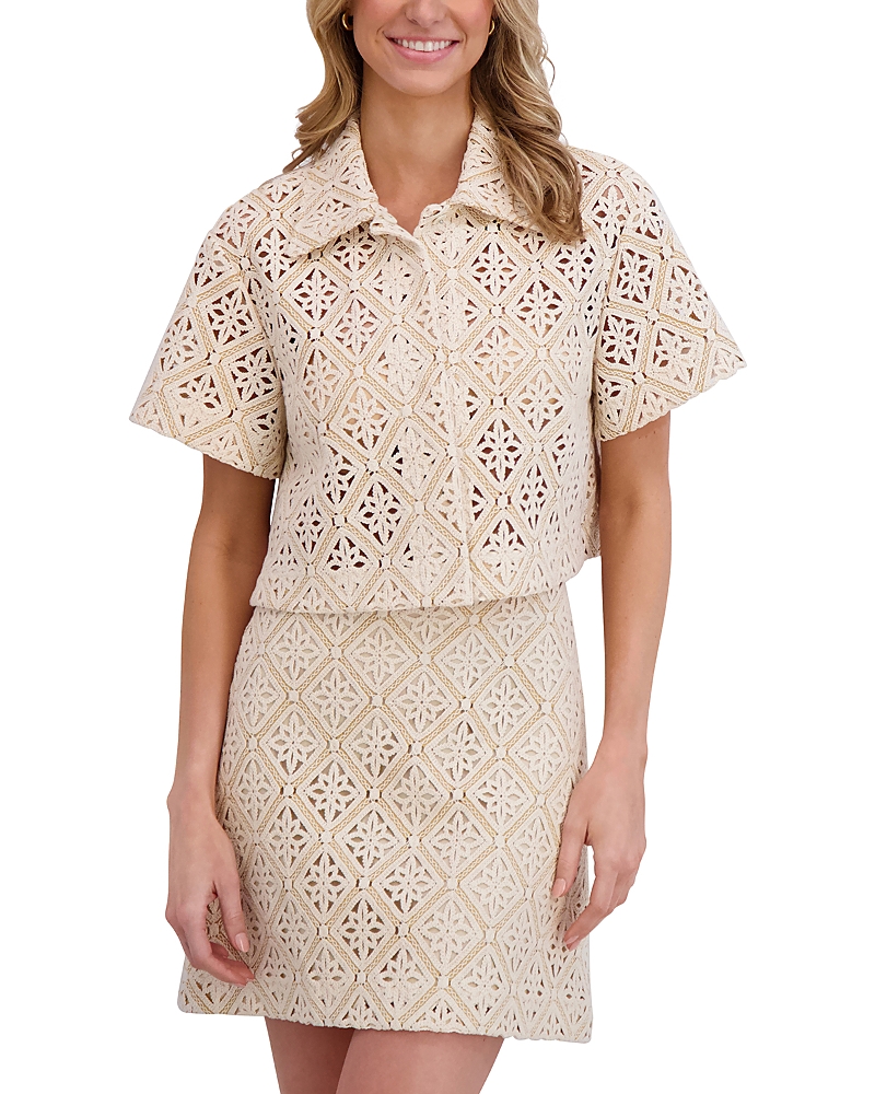 Ted Baker Button Down Cropped Shirt