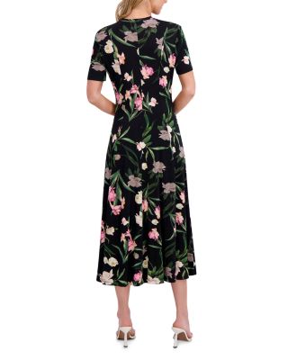 Short Sleeve Jersey Maxi Dress