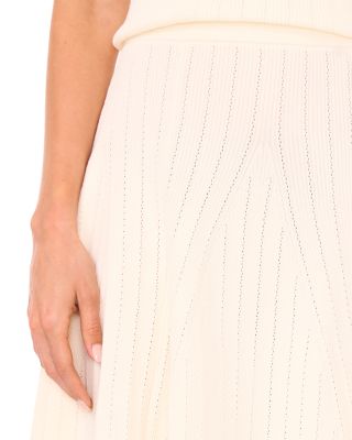 Pointelle Mini Skirt