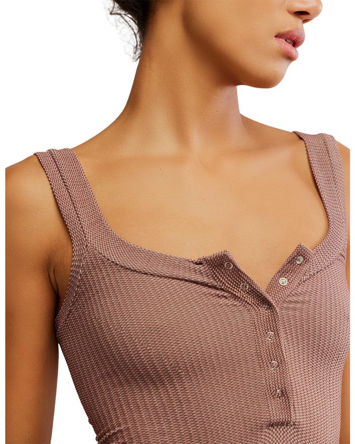 Clean Slate Henley Tank Top