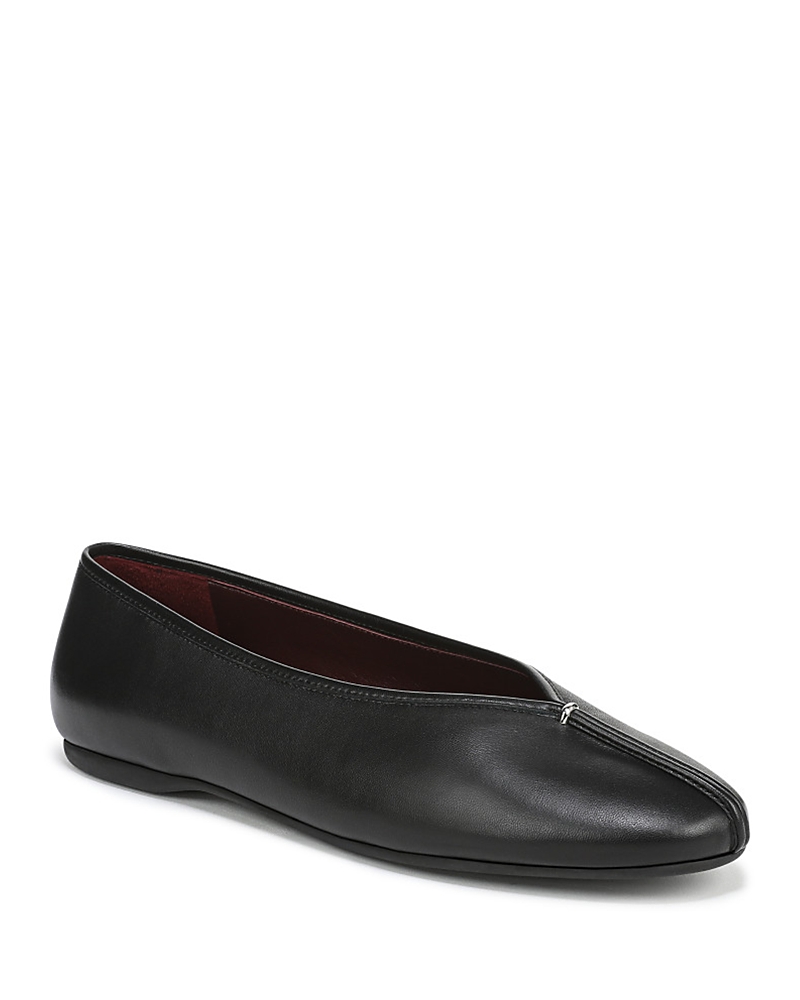 Vince Ori Ballet Flat In Black