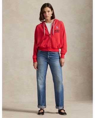 Big Pony Lightweight Fleece Zip Hoodie