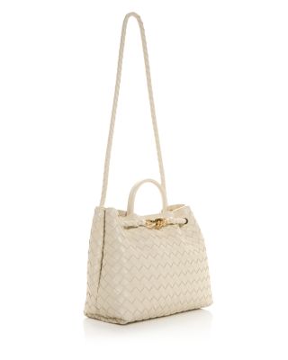 Medium Andiamo Intrecciato Leather Shoulder Bag