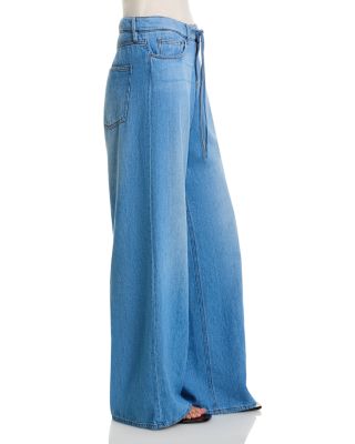 Leny Wide Leg Jeans in Light Indigo