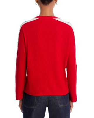 Star Contrast Long Sleeve Tee