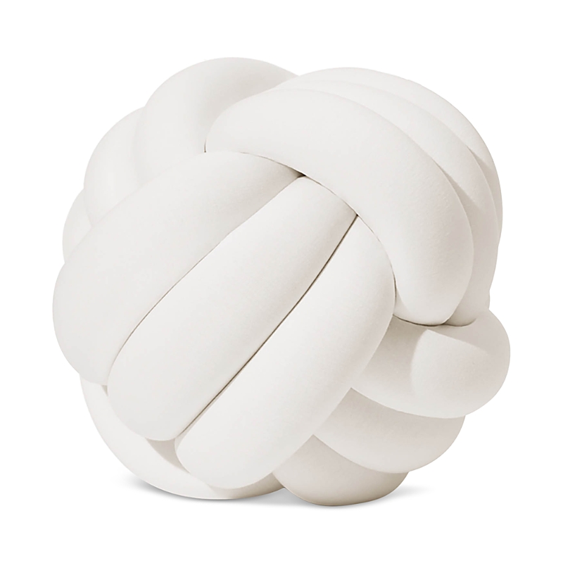 Bearaby Hugget Large Knot Organic Cotton Pillow In White
