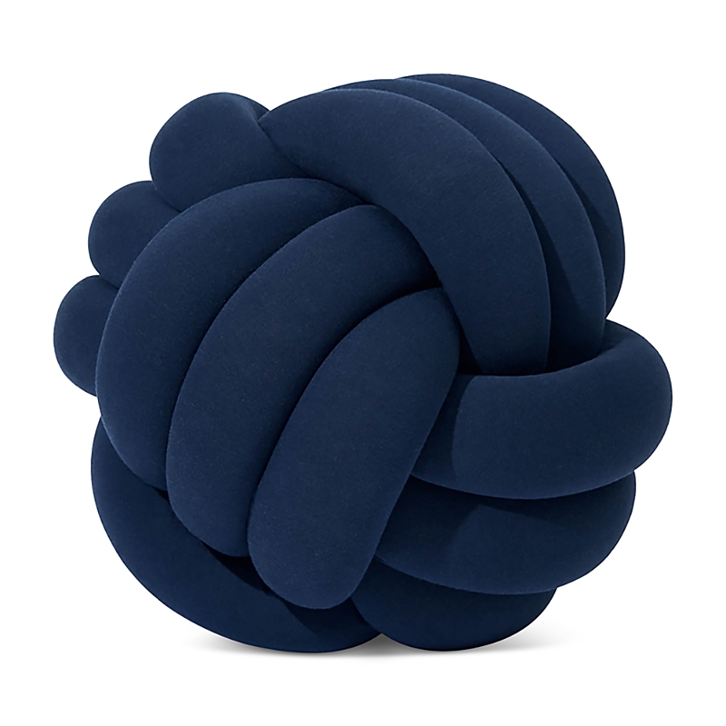 Bearaby Hugget Large Knot Organic Cotton Pillow In Blue