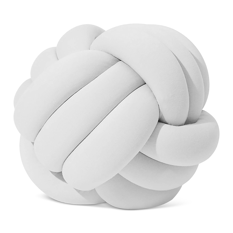 Bearaby Hugget Large Knot Organic Cotton Pillow In White