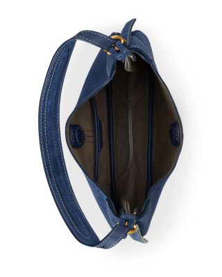 Polo ID Suede Small Shoulder Bag