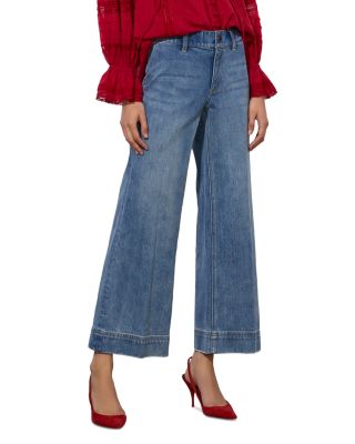Slay Clean Wide Leg Jeans in Avery Blue