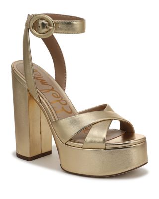 Women&#39;s Savannah Leather Platform Sandals 