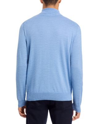 Autumn Crest Suede Trim Quarter Zip Sweater