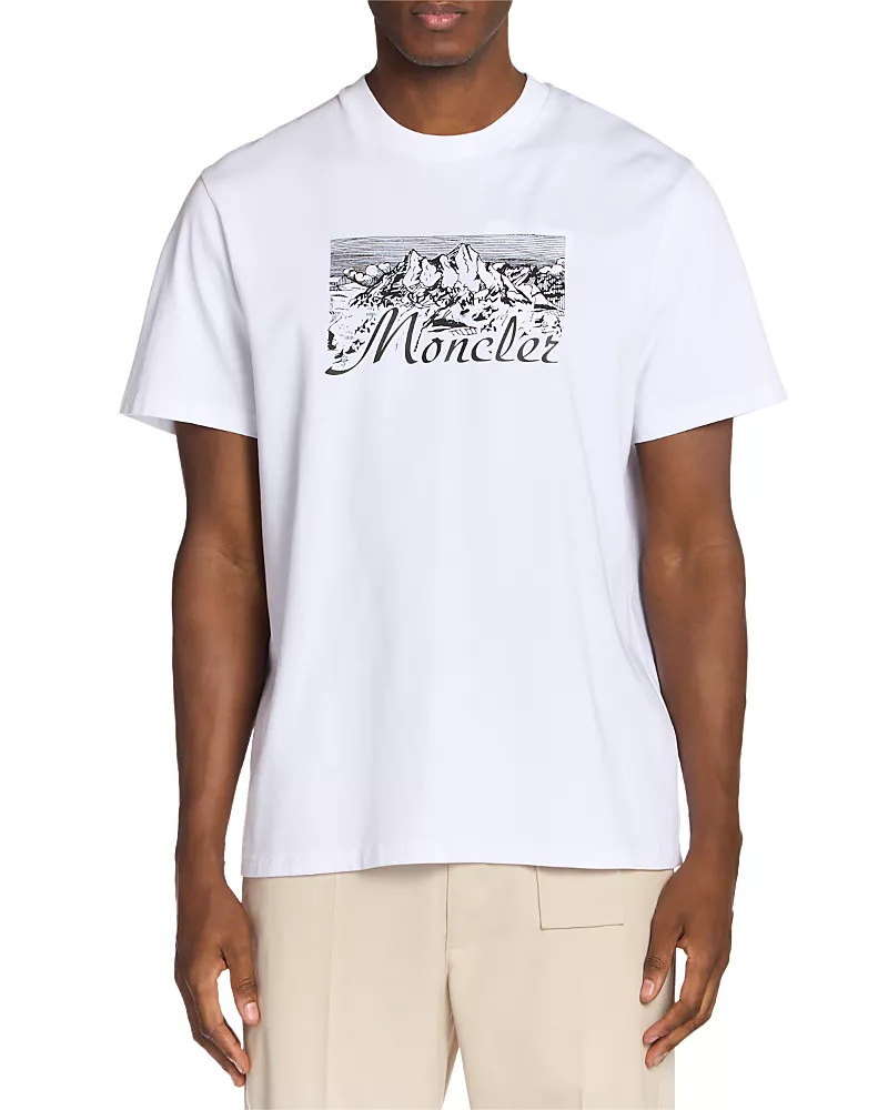 Moncler Short Sleeve Graphic Tee