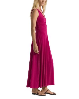 Misha Matte Jersey Ruched Dress