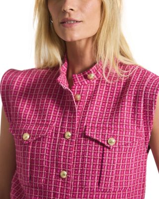 Namira Tweed Sleeveless Jacket