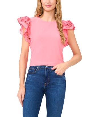 CeCe Ruffled Top | Bloomingdale's
