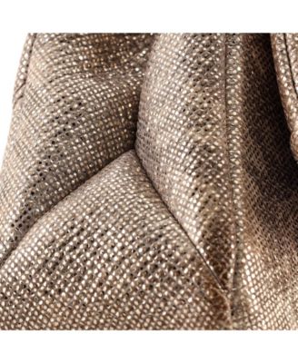 Small Serpenti Cabochon Shoulder Bag Diagonal Quilted Metallic Karung