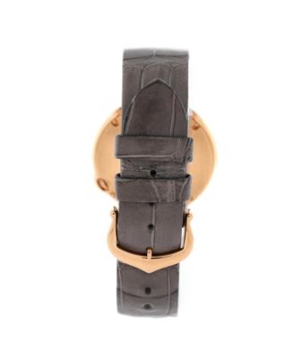  Ballon Blanc de Cartier Quartz Watch in Rose Gold with Diamond Bezel and Alligator 30mm