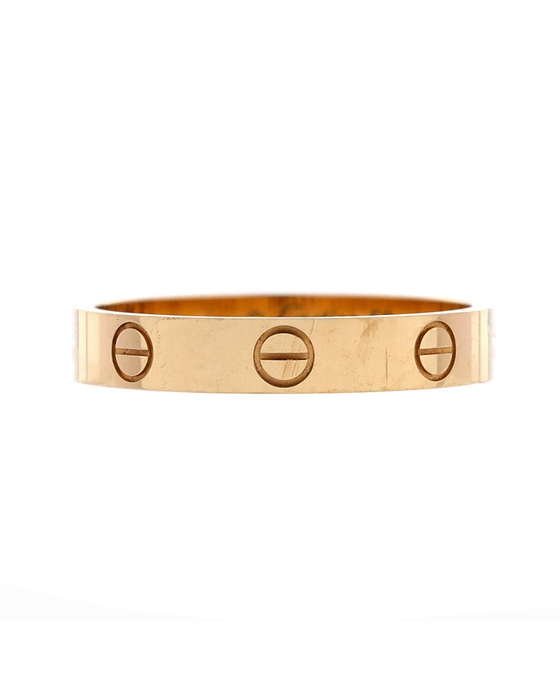 Pre-owned Pre-owned Cartier Cartier Love Wedding Band Ring 18k Gold