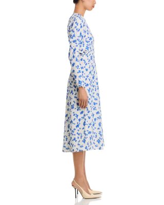 Printed Dolman Sleeve Midi Dress - Exclusive