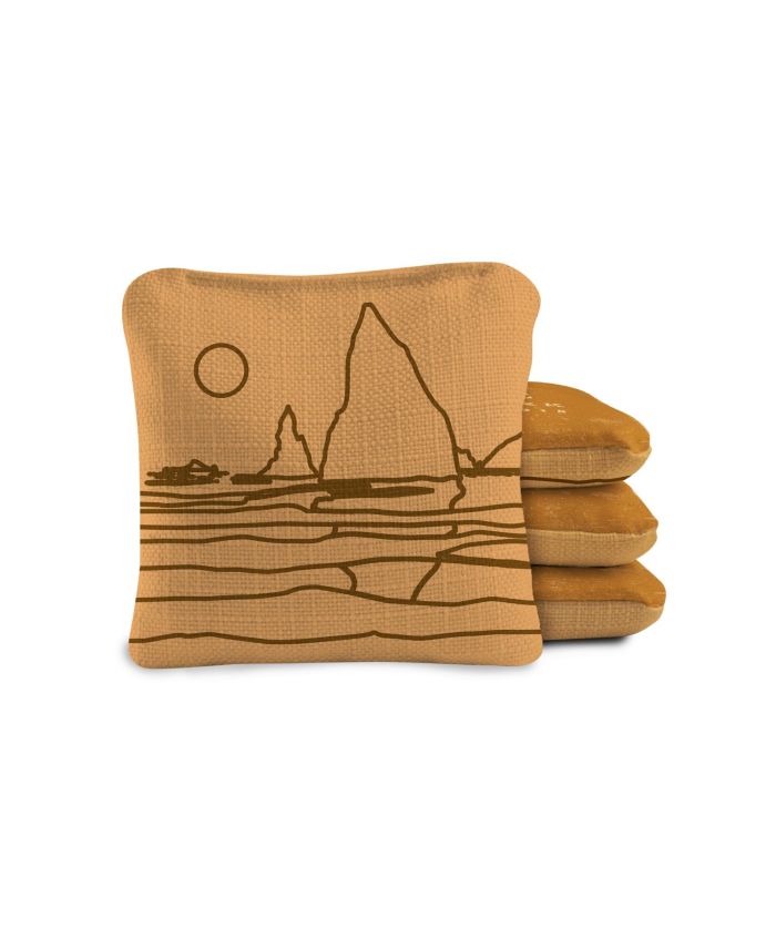 6x6 Olympic National Park Durasuede + Turbo Polyglide Pilot Versacraft Cornhole Bags