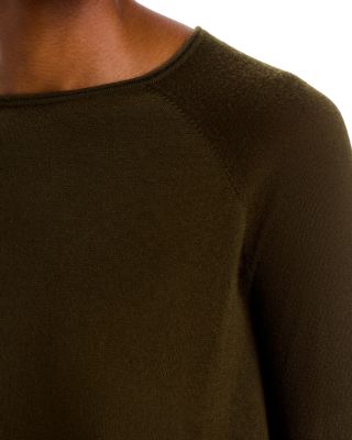 Raglan Cashmere Crewneck Sweater