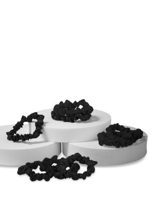 Ruched Ribbon Scrunchie, Pack of 8