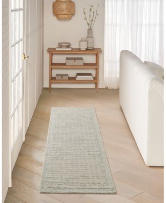 DKNY Pure Grids PGR01 Runner Area Rug, 2'2" x 7'5"