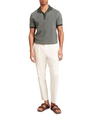 Gregry Textured Knit Polo Shirt