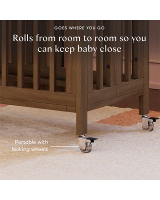 Rolli 9 in 1 Convertible All Stages&reg; Crib with Bassinet & Toddler Bed Conversion Kits