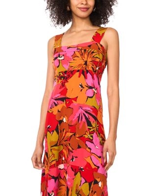 Square Neck Tier Dress